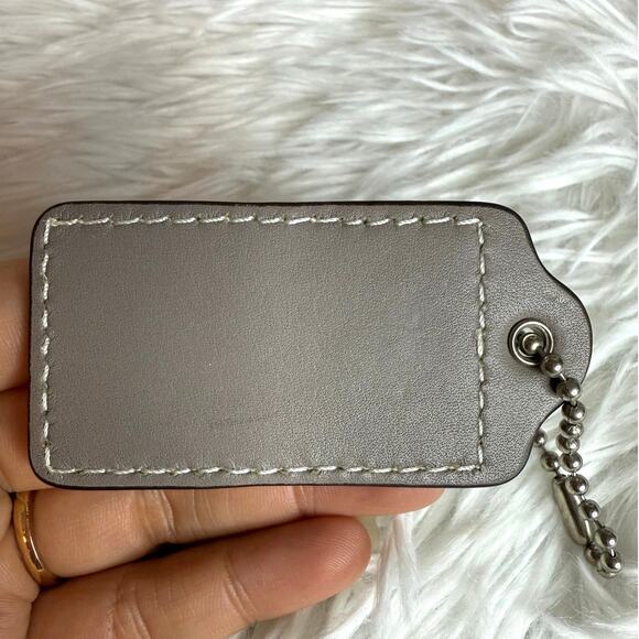 3" COACH Fob Bag Charm Hang tag Hangtag - Picture 2 of 2